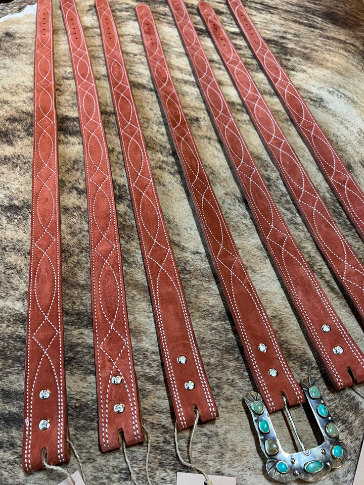Sedona Rough Out Leather Belt