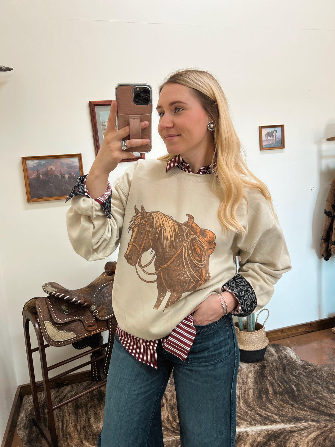 The Steed Crewneck{Multiple Colors}