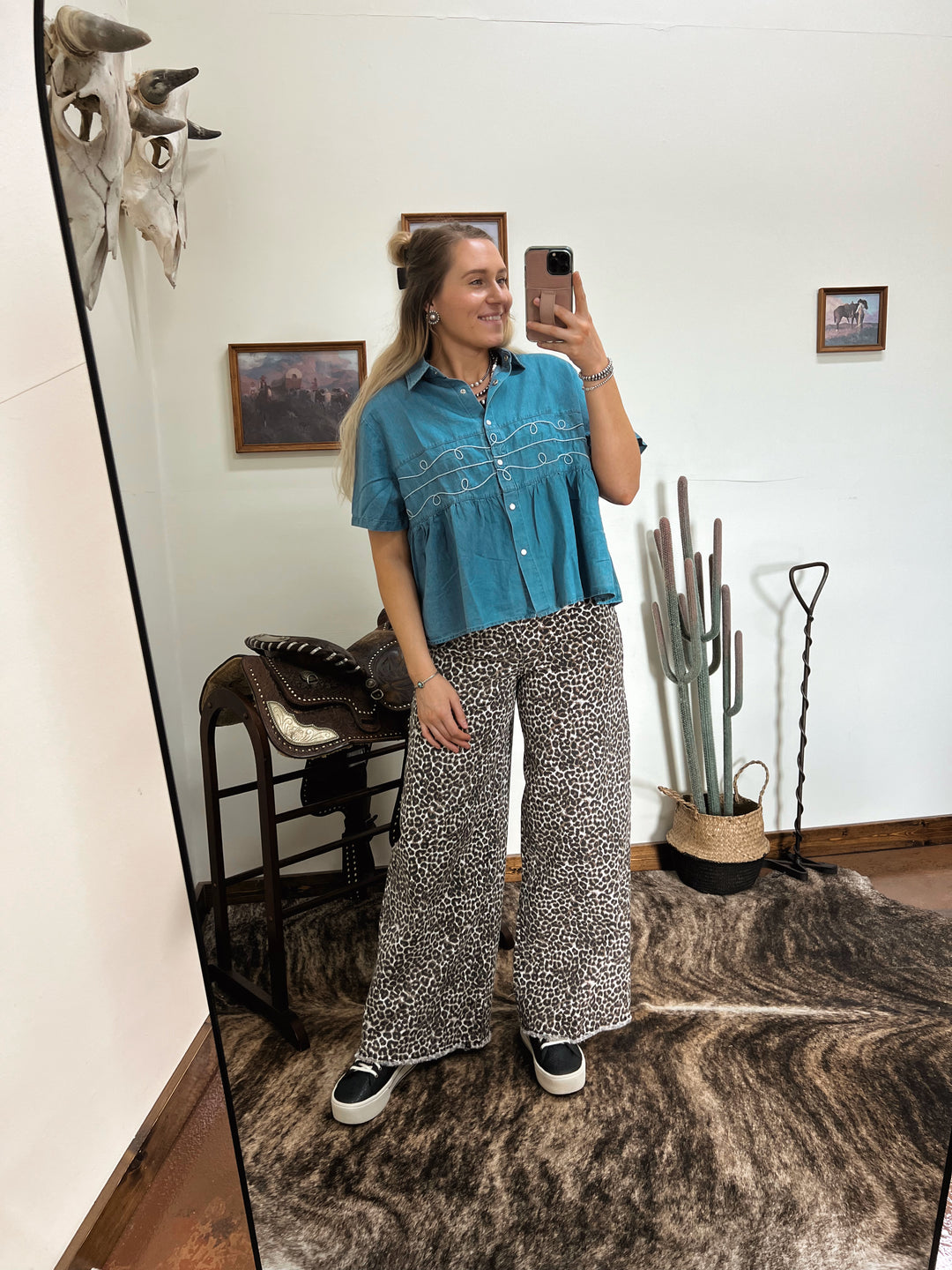 Denim Loopty Lou Top