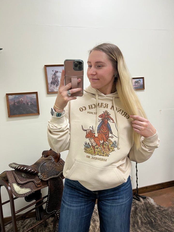 Gringa Roping Brand  Hoodie{Multiple Colors}