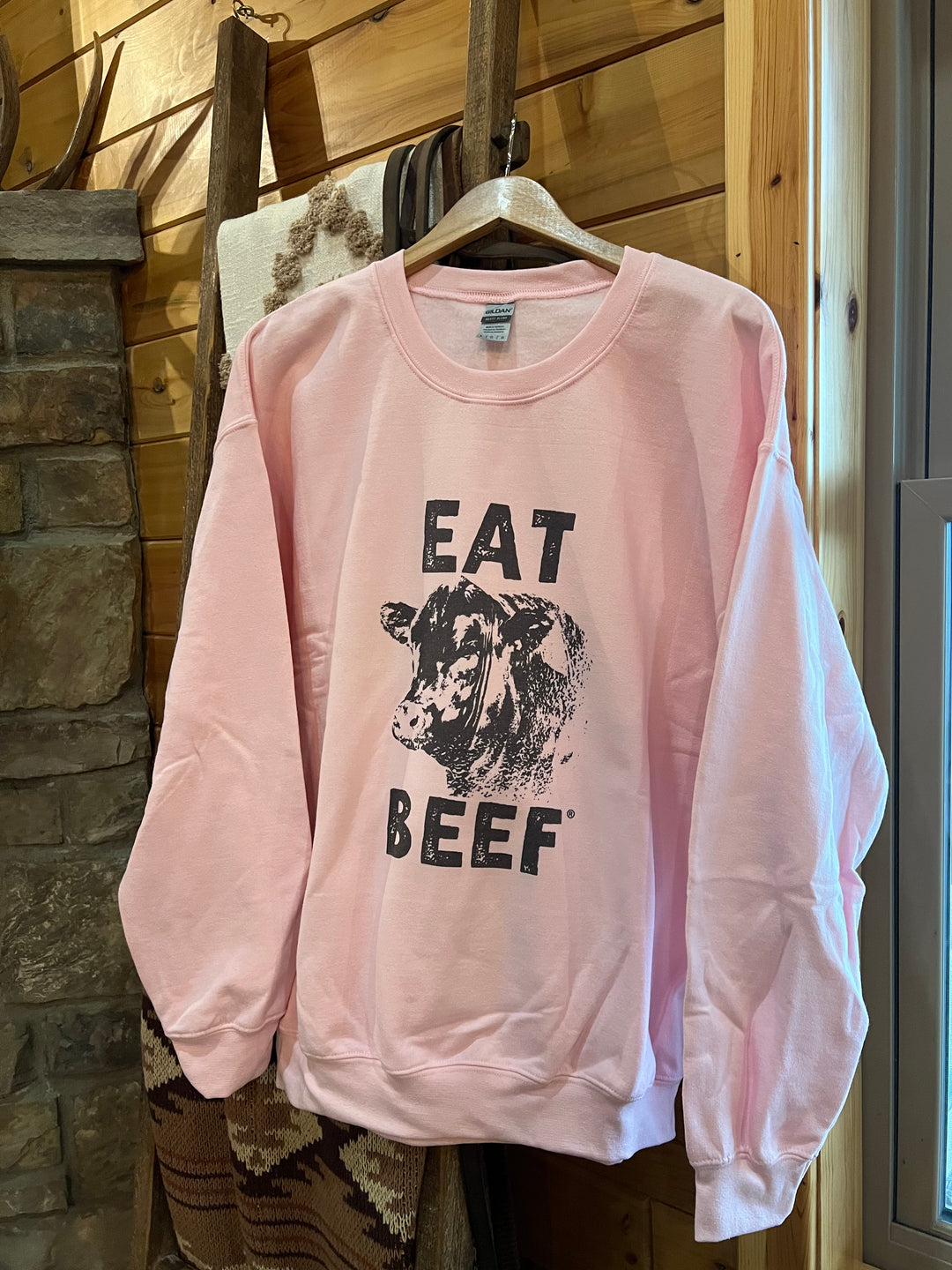 Eat Beef Crewneck{MULTIPLE COLORS}