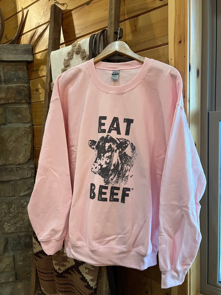 Eat Beef Crewneck{MULTIPLE COLORS}