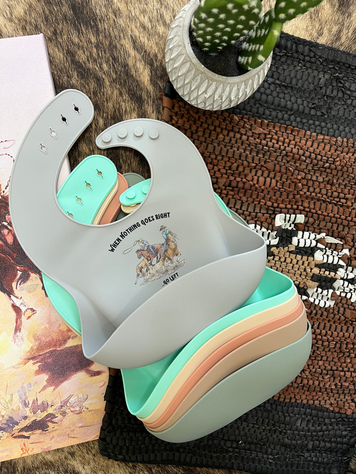 Go Left Silicone Bib