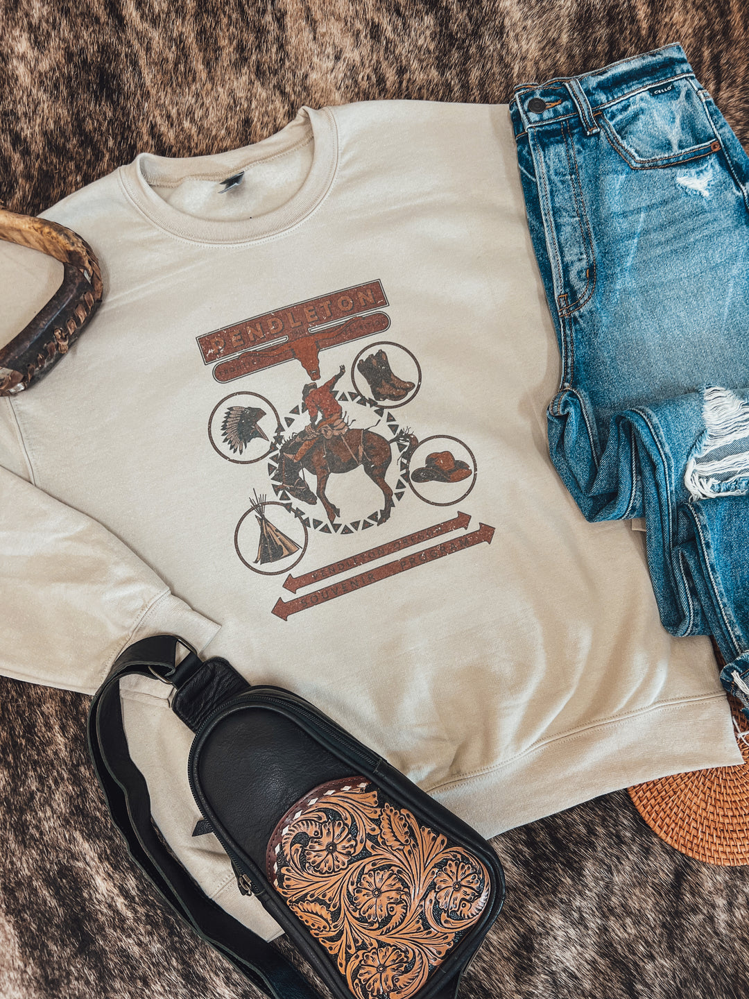 Pendleton Crewneck-Sand