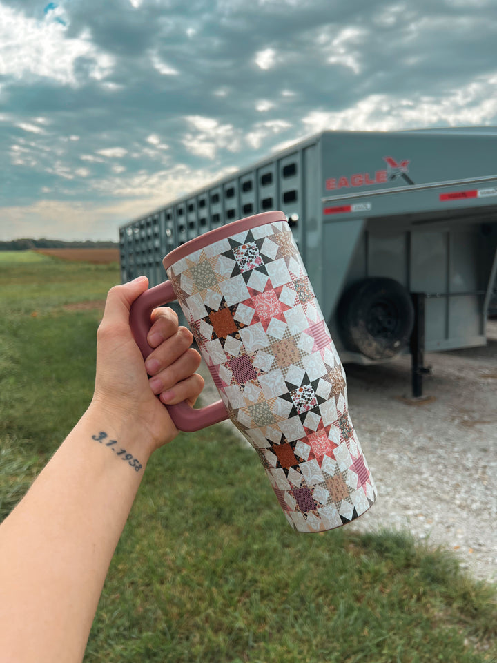 Quilted 32oz Tumbler