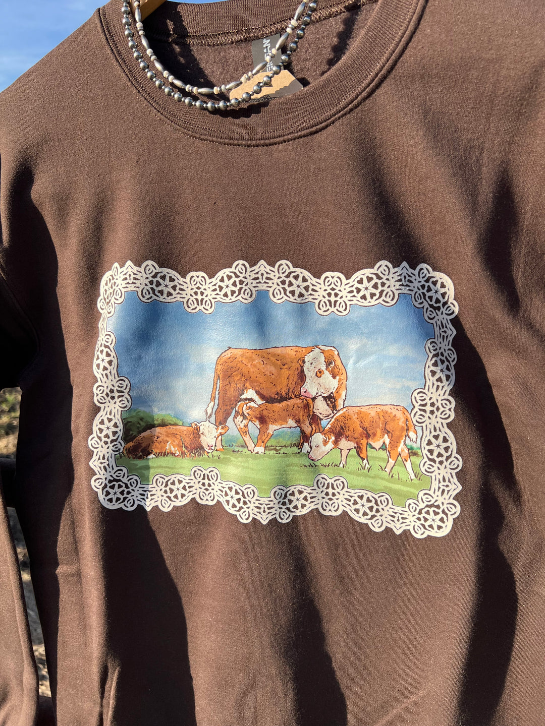 Hereford Doily Crewneck