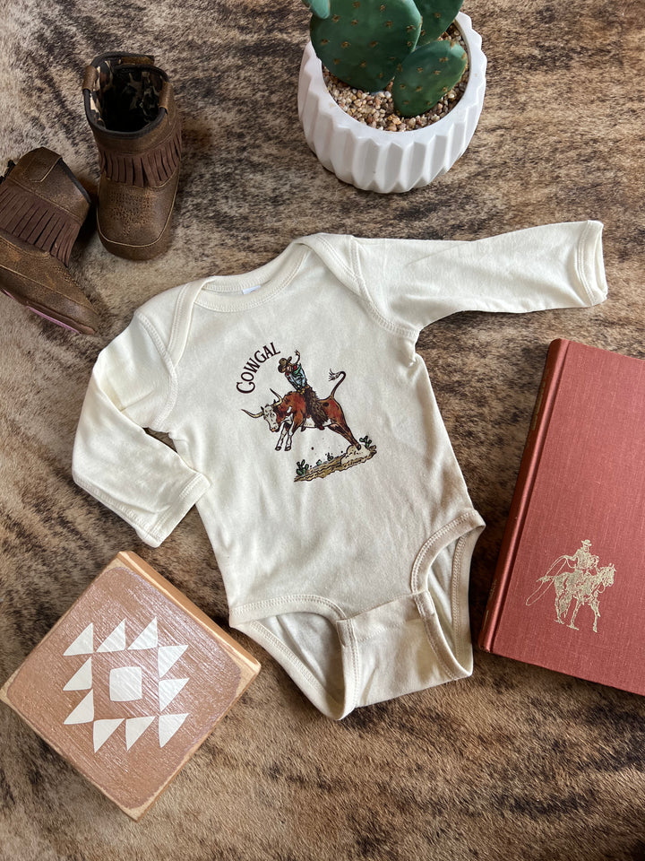 Cowgal Longsleeve Onesie