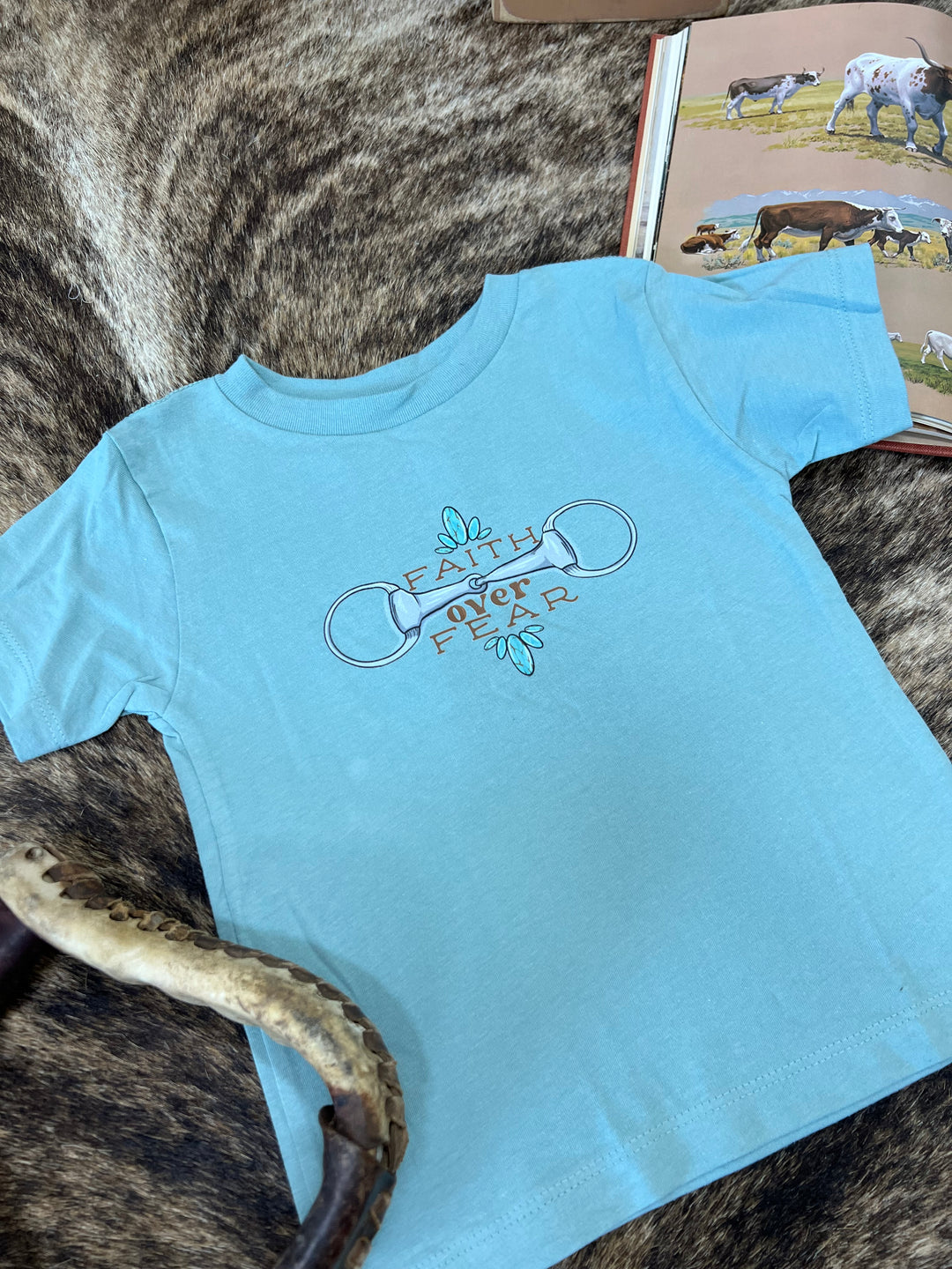 Faith Over Fear Toddler Tee