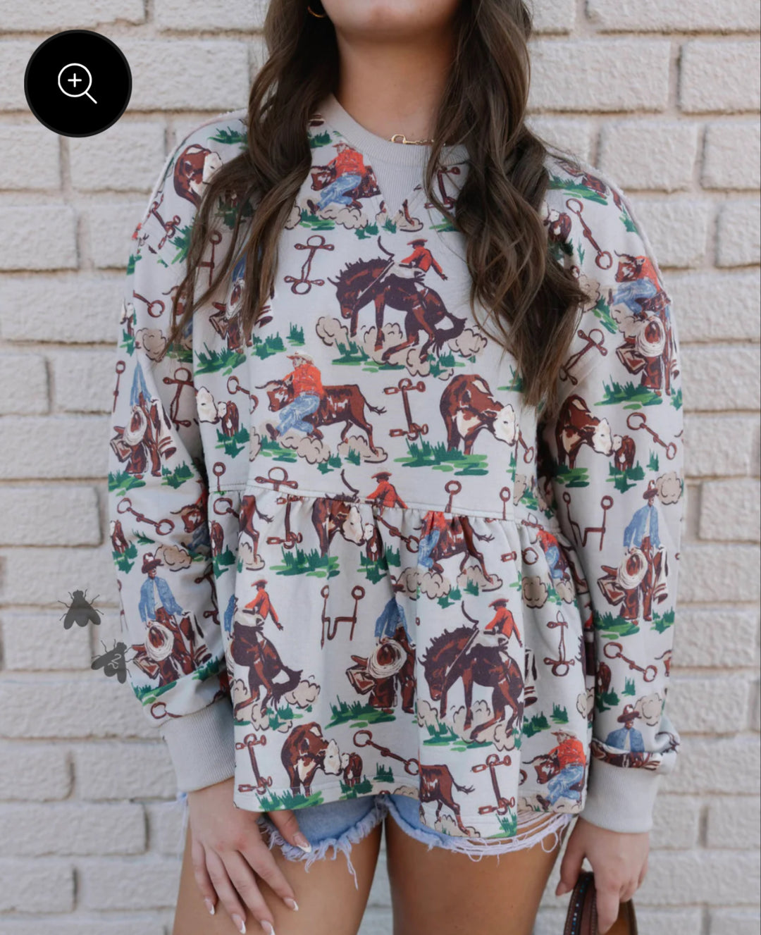 Cowhand Things Tunic Top