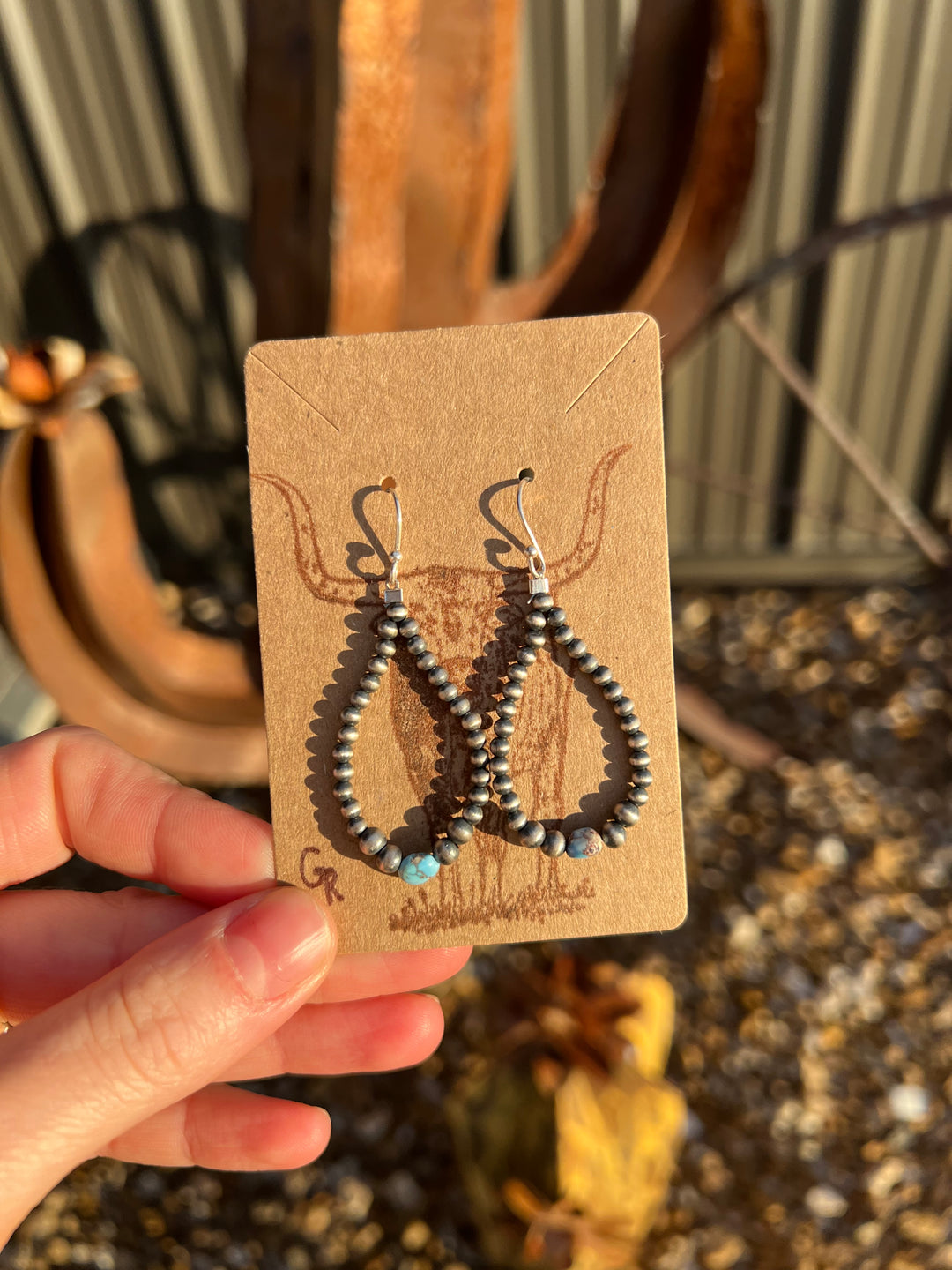 Golden Hills/Desert Pearls Earrings