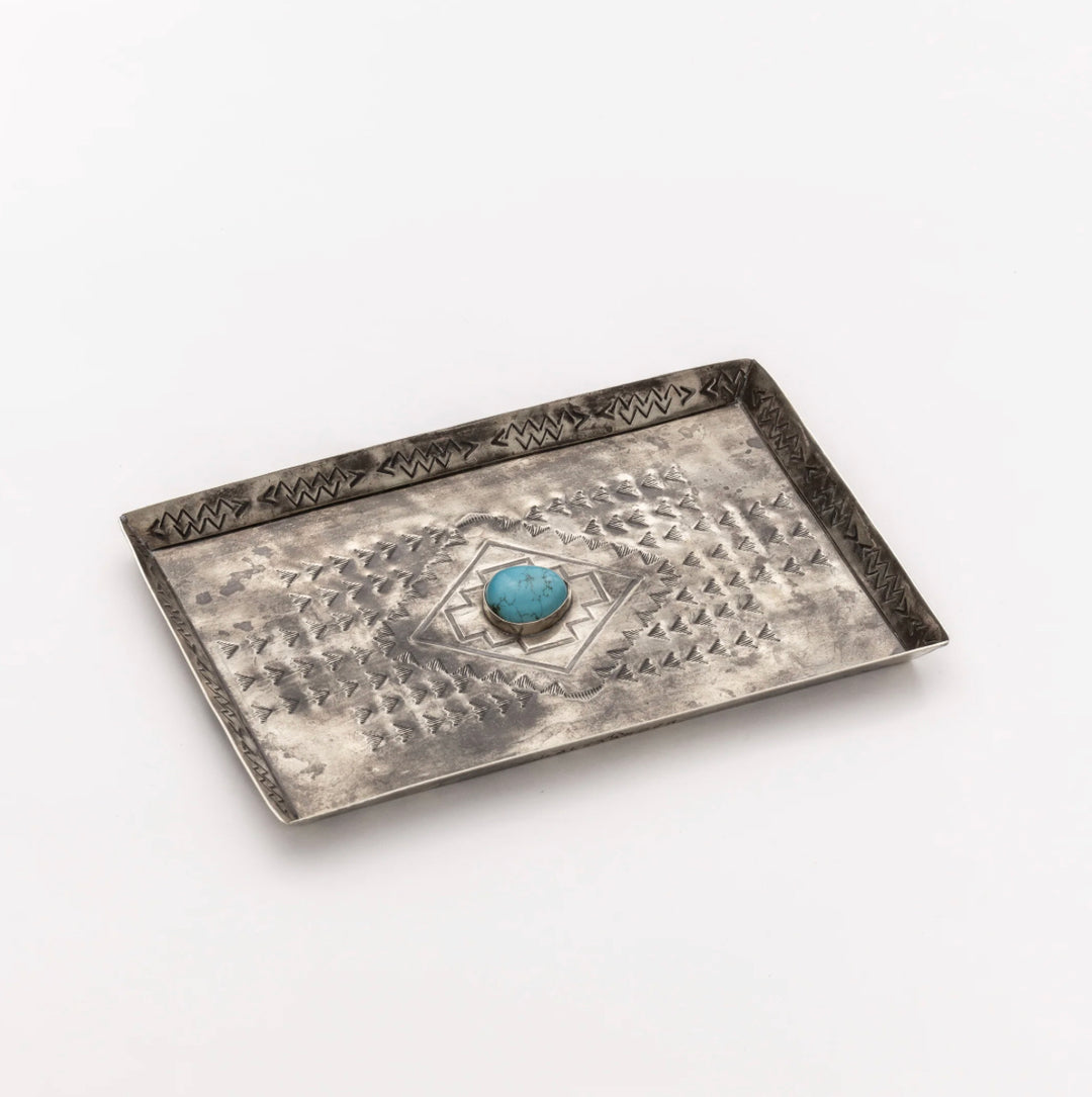 Stamped Aztec Tray- Medium