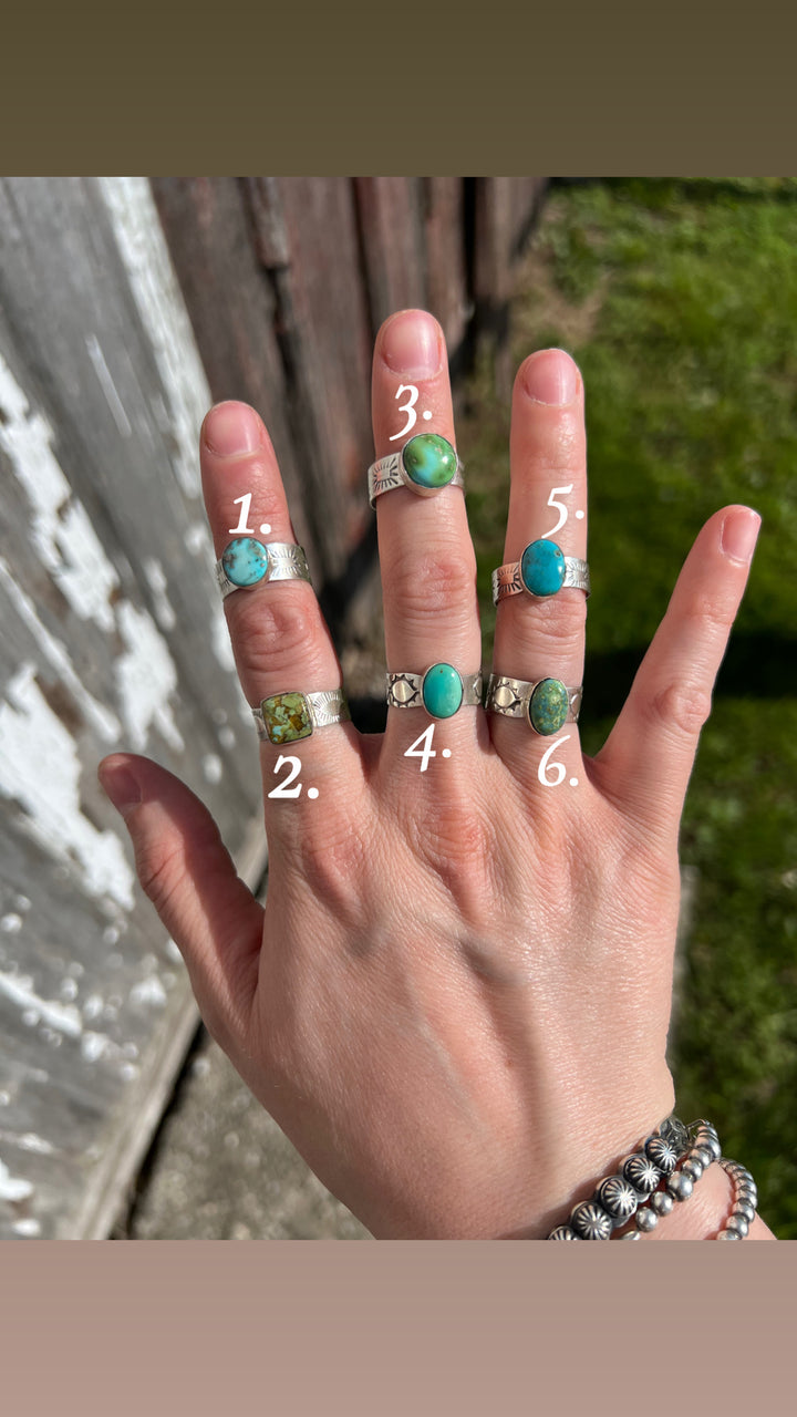 Everyday Stamped Rings{PLEASE READ DESCRIPTION FOR SIZING}