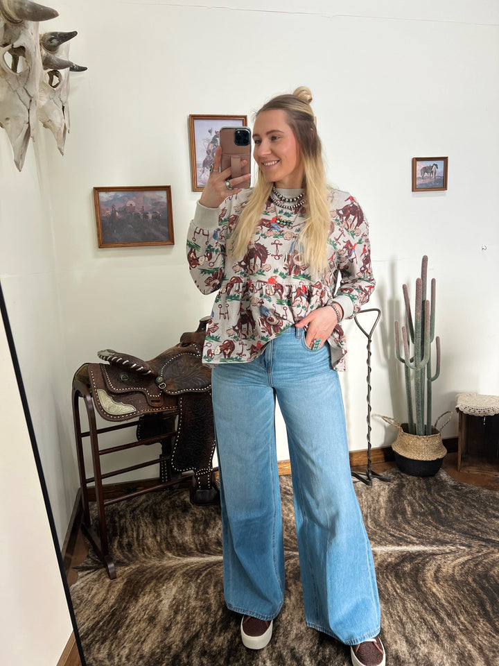 Ariat: Calamity Wide Leg Jeans
