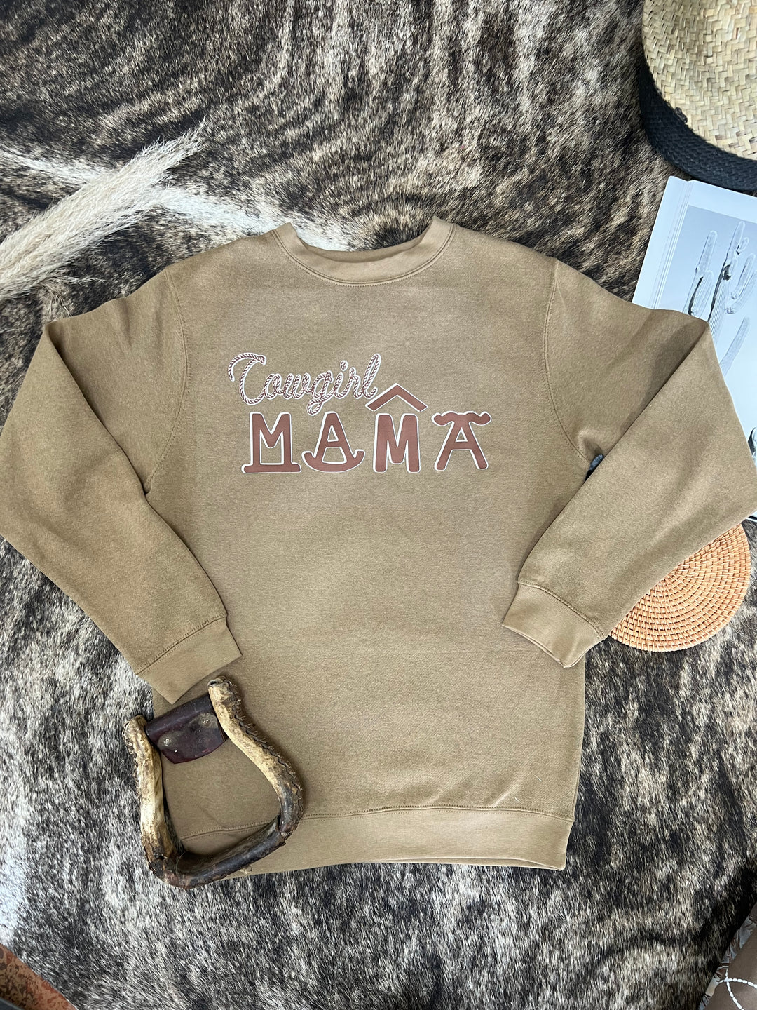 Cowgirl Mama Crewneck{Multiple Colors}