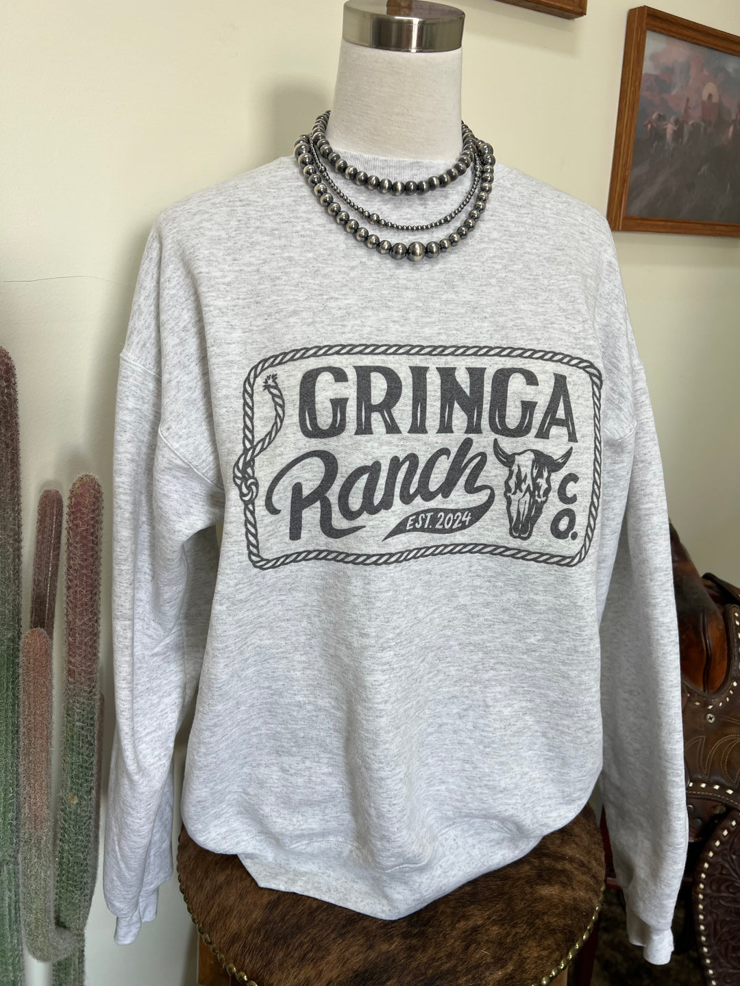 Gringa Ranch Crewneck-{Multiple Colors}
