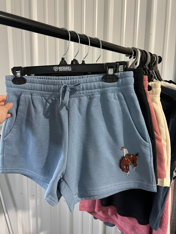 Bronc Shorts-Dusty Blue