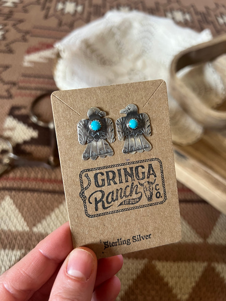Thunderbird Stamped Earrings