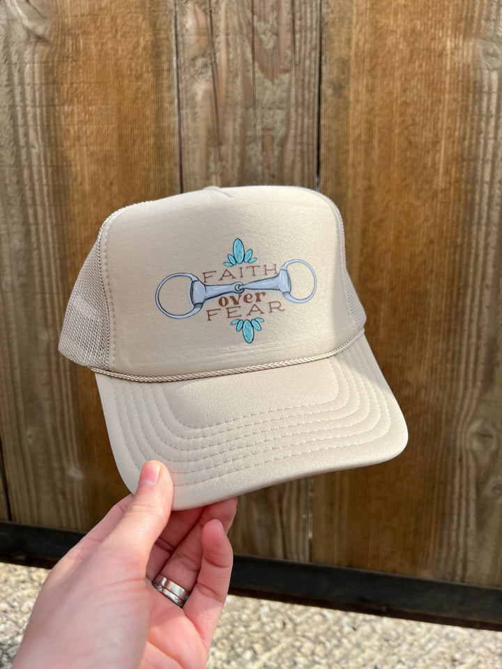 Faith Over Fear Trucker Hat{multiple colors}