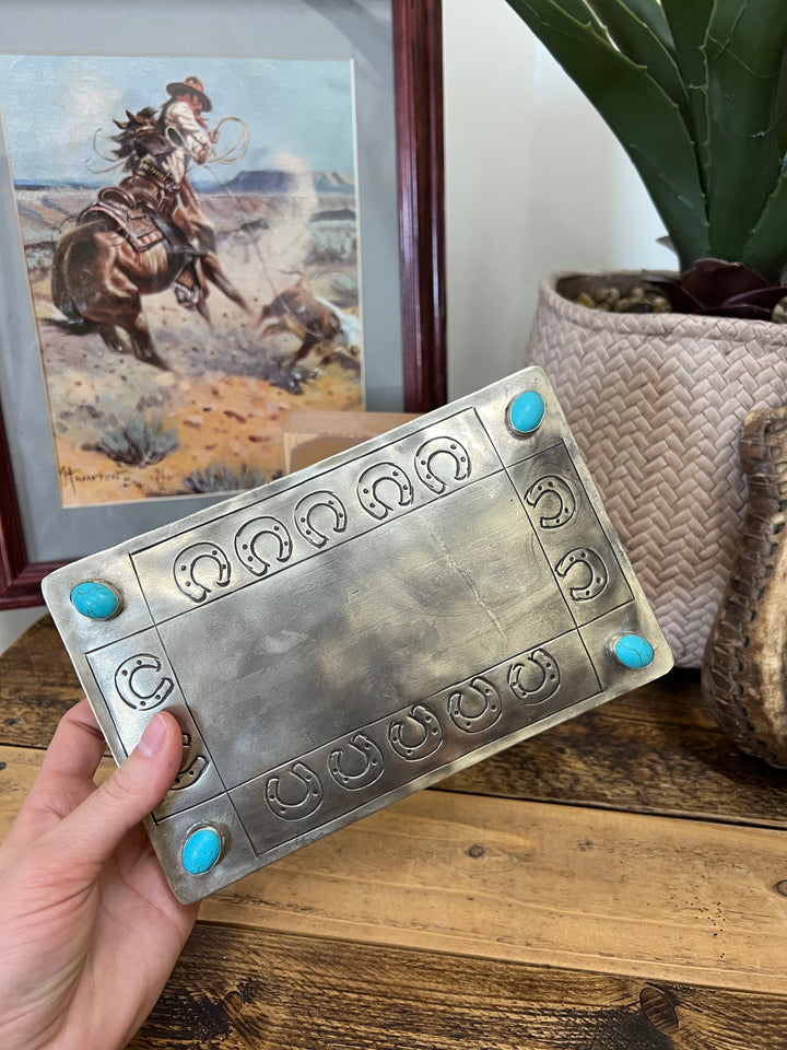 Horse Shoe Stamped Jewelry Box