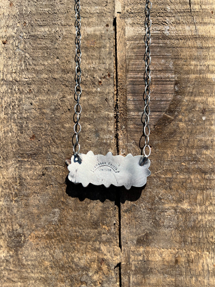 Multi Stone Block Necklace