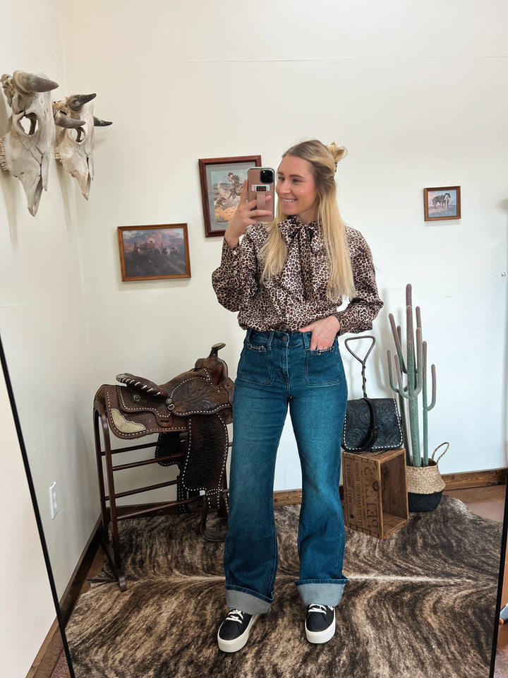 Snaffle Bit Trouser Wide Leg Jeans