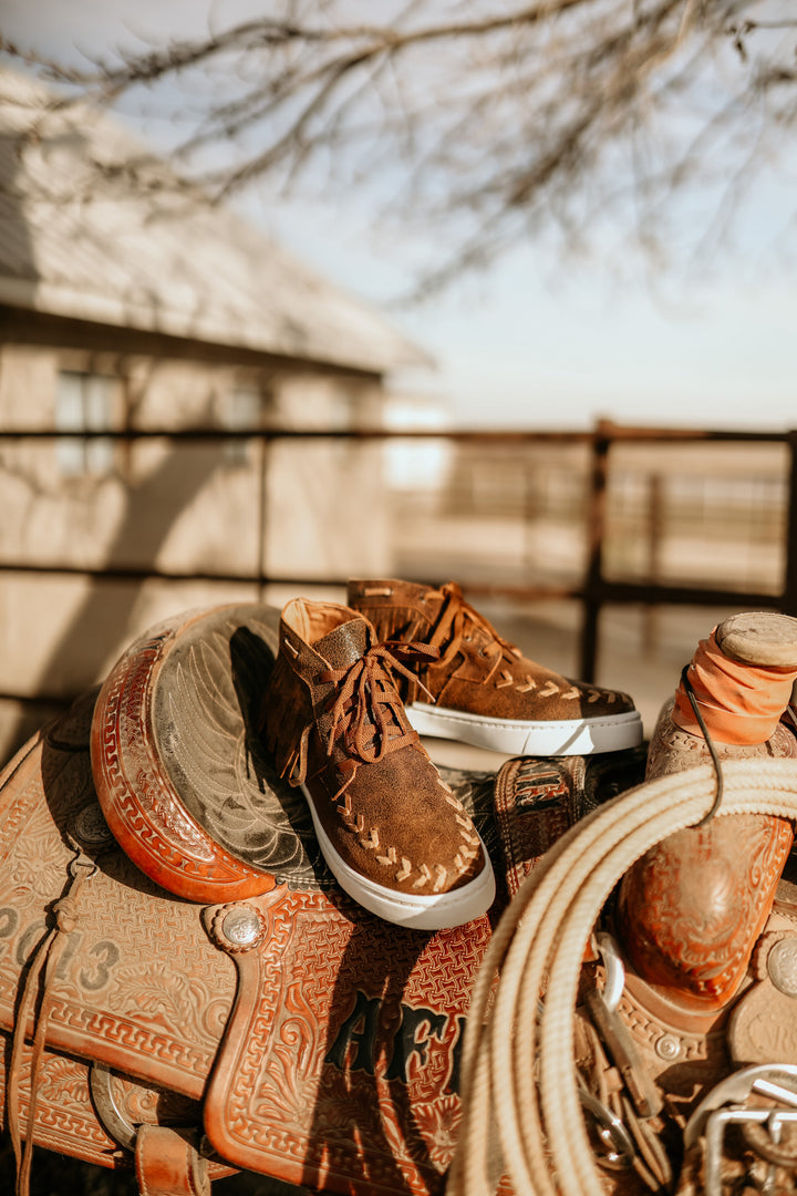 The Cheyenne Fringe Tennis Shoes{SIZE 10 ONLY}