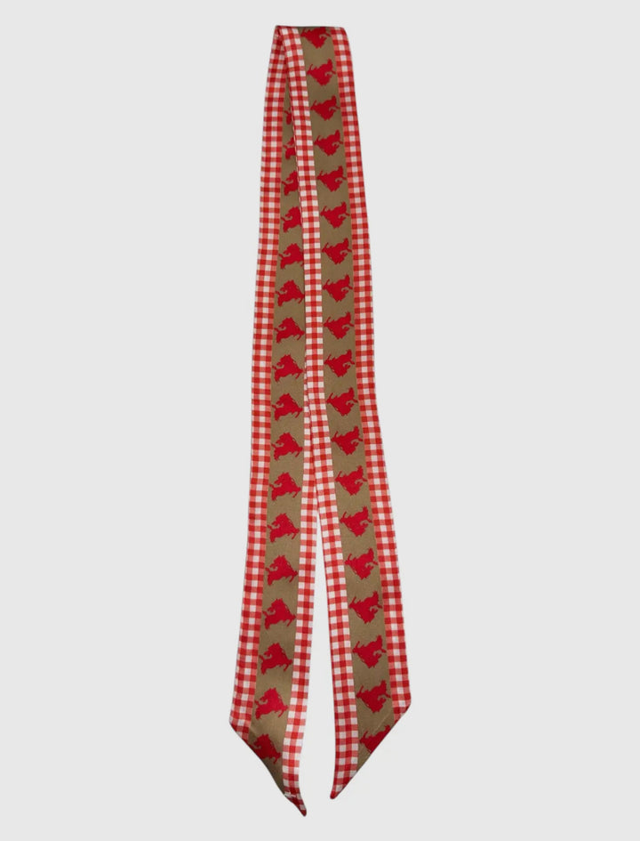 Bucking Horse Gingham Twilly