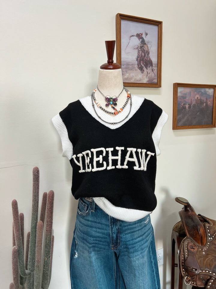 Yeehaw Sweater Vest