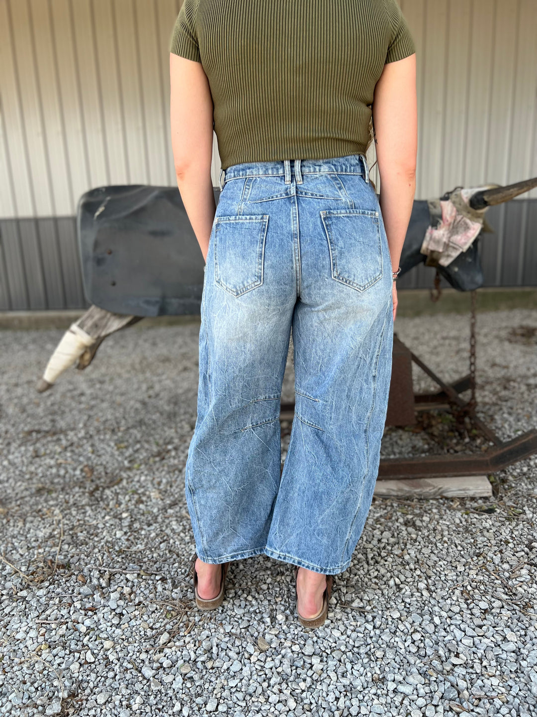 Davie Barrel Jeans