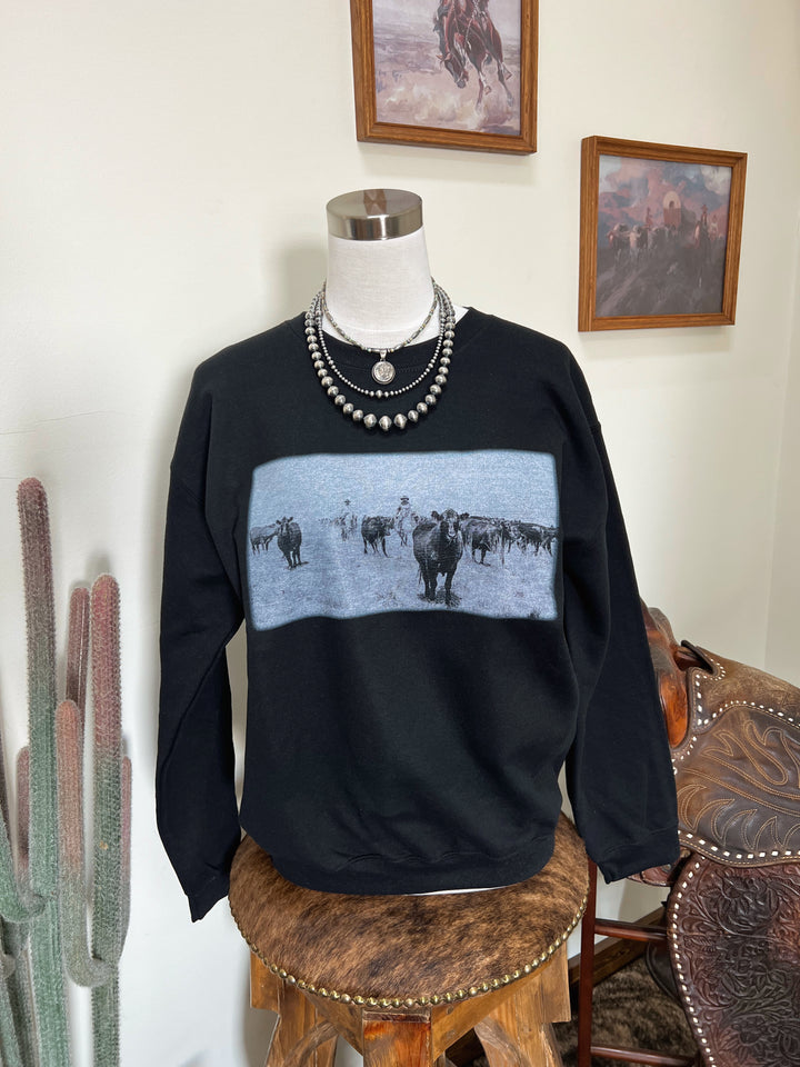 Cowpokes Herd Crewneck