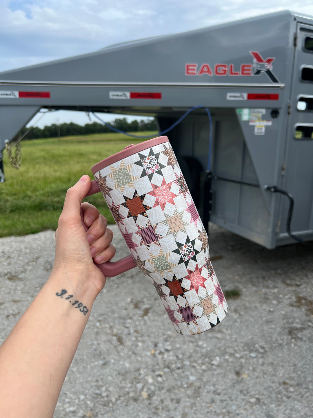 Quilted 32oz Tumbler