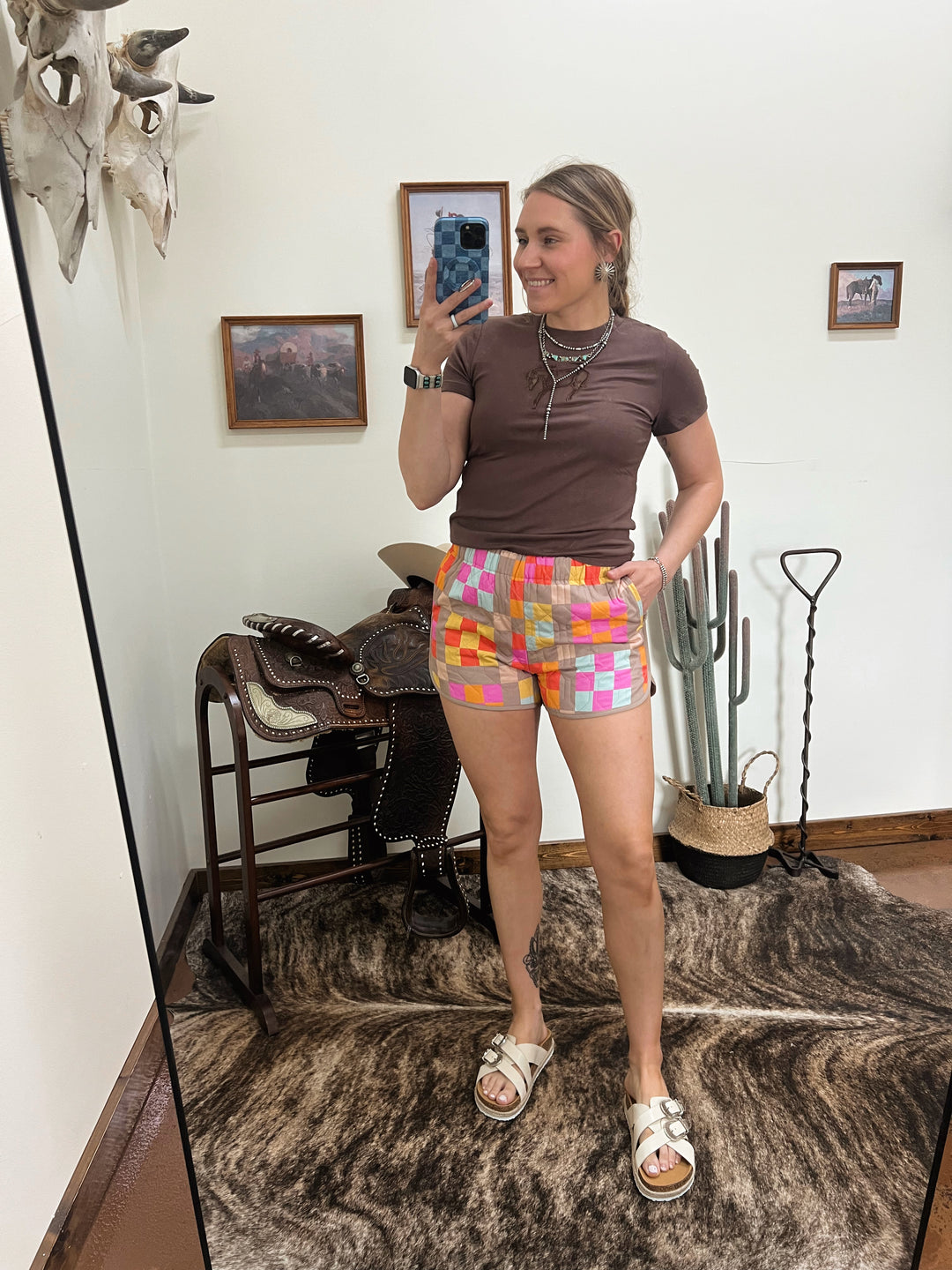 Sew Cute Patch Shorts