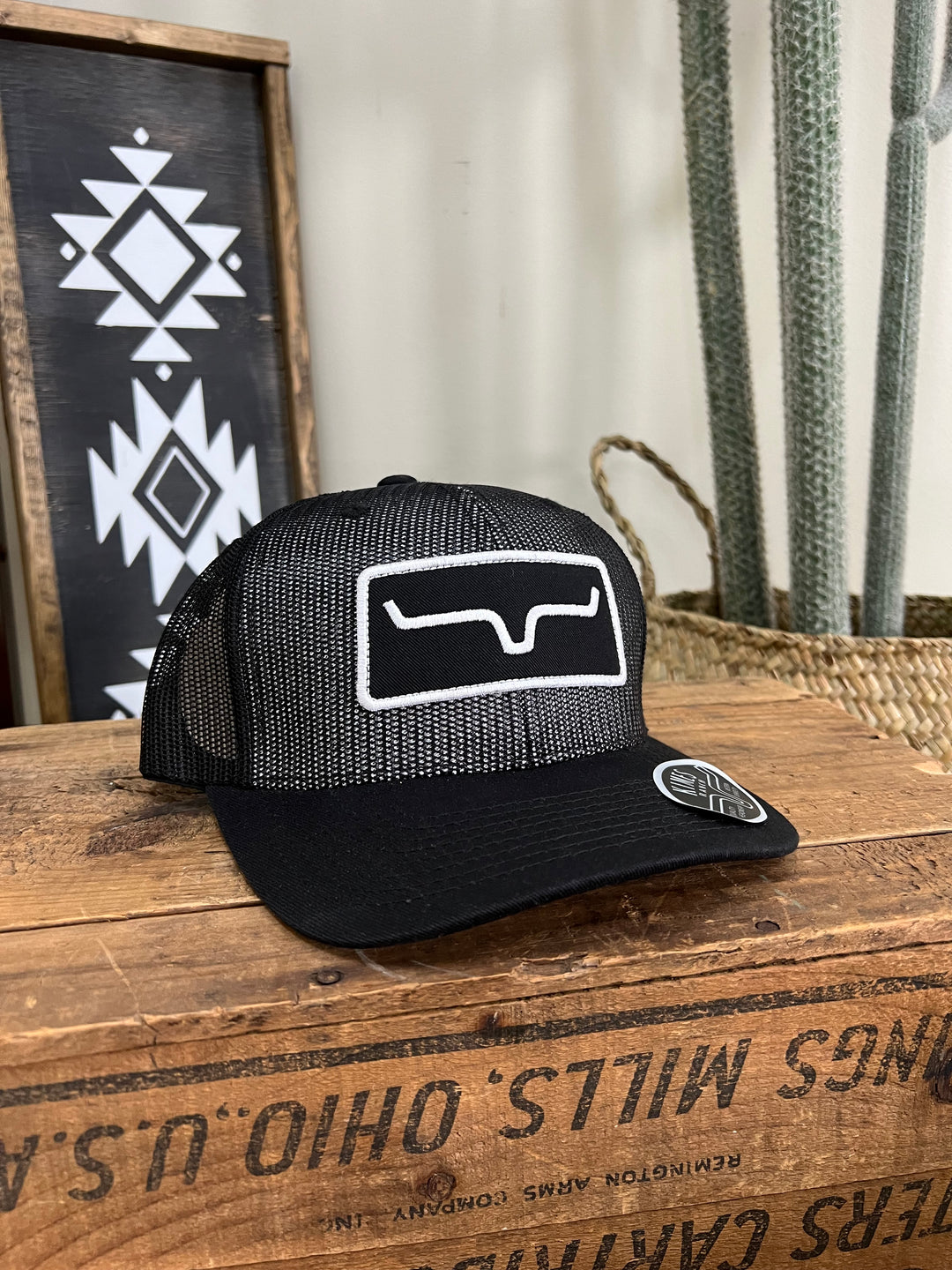 Kimes Ranch: All Mesh Trucker-Black