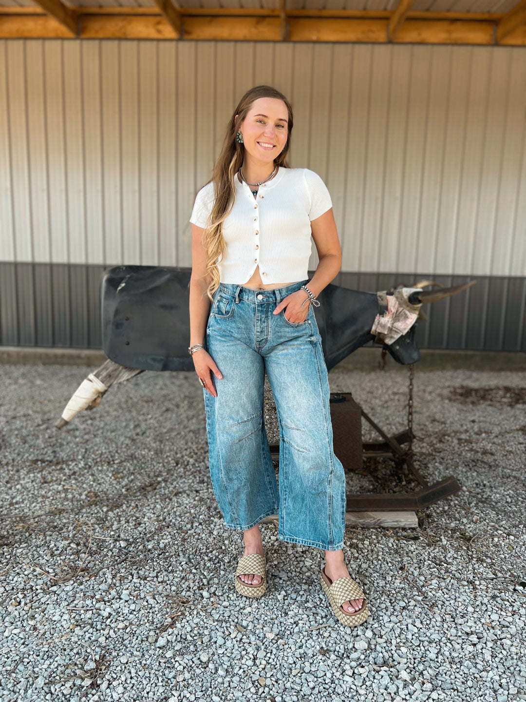 Davie Barrel Jeans