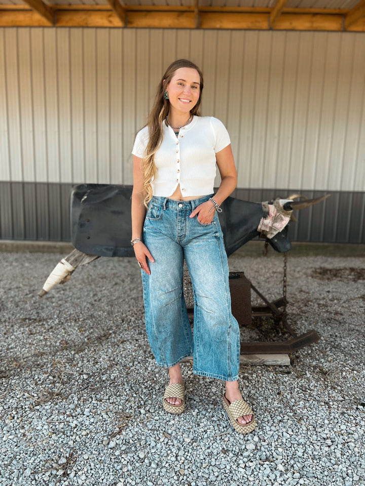 Davie Barrel Jeans
