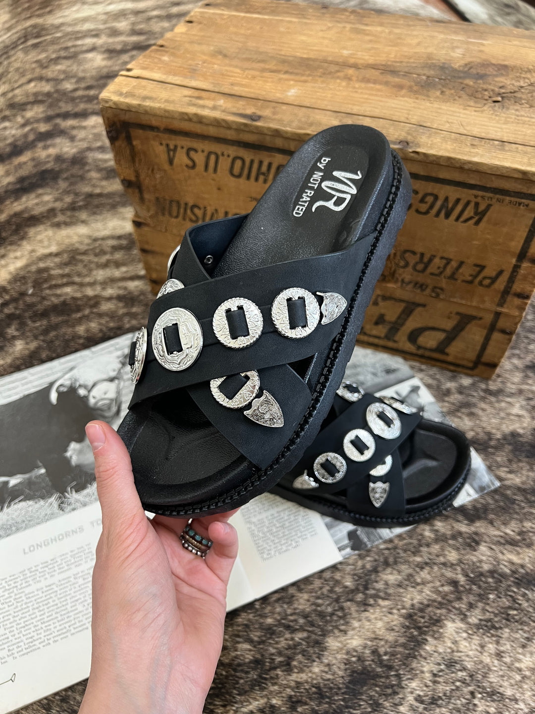 The Rally Concho Sandals