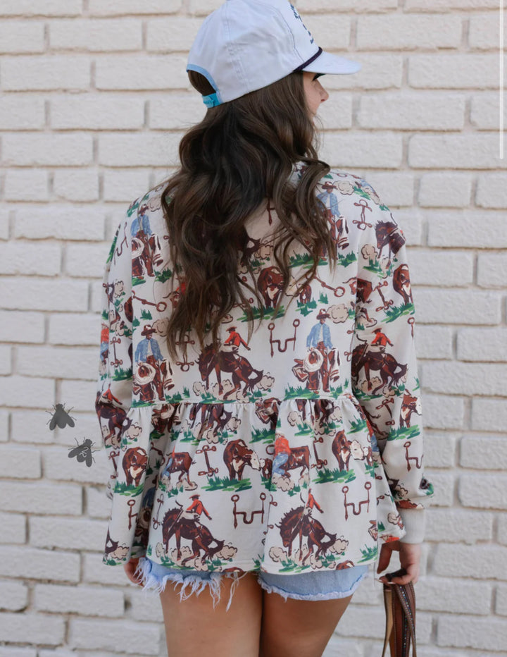 Cowhand Things Tunic Top