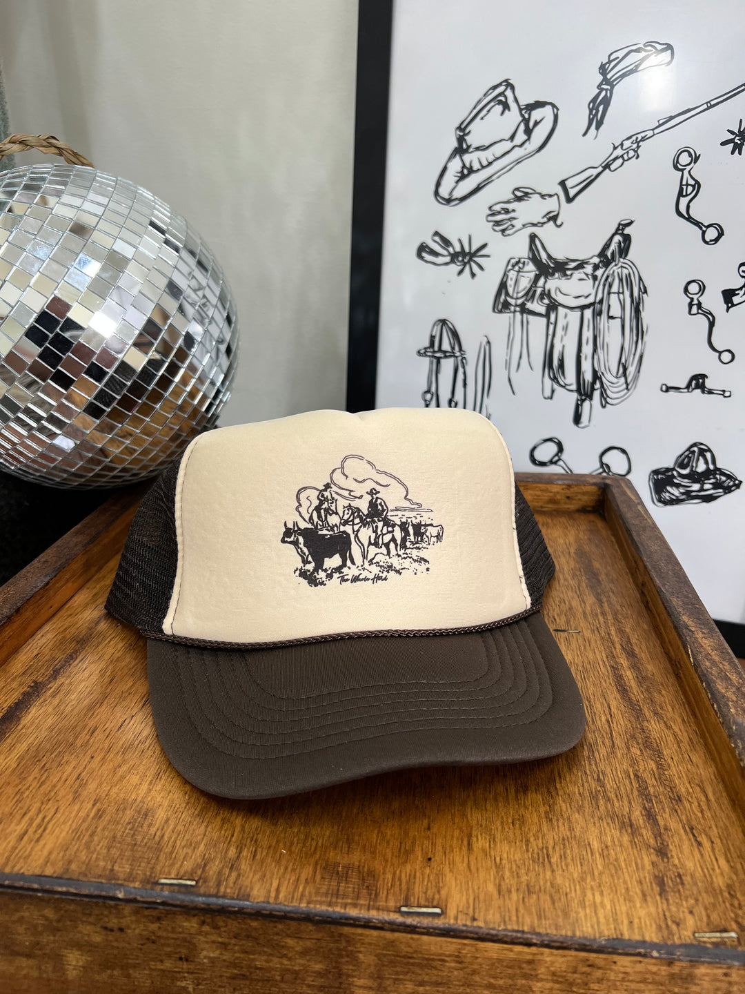 Gathering Cowboy Trucker Hat