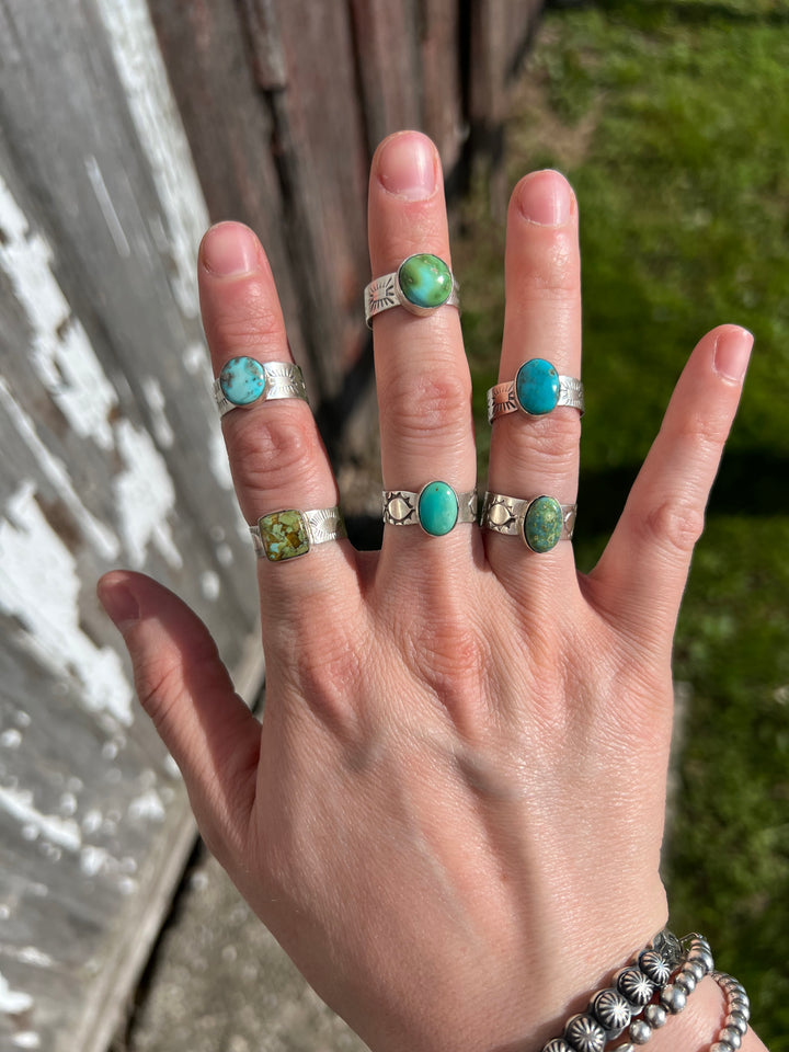 Everyday Stamped Rings{PLEASE READ DESCRIPTION FOR SIZING}
