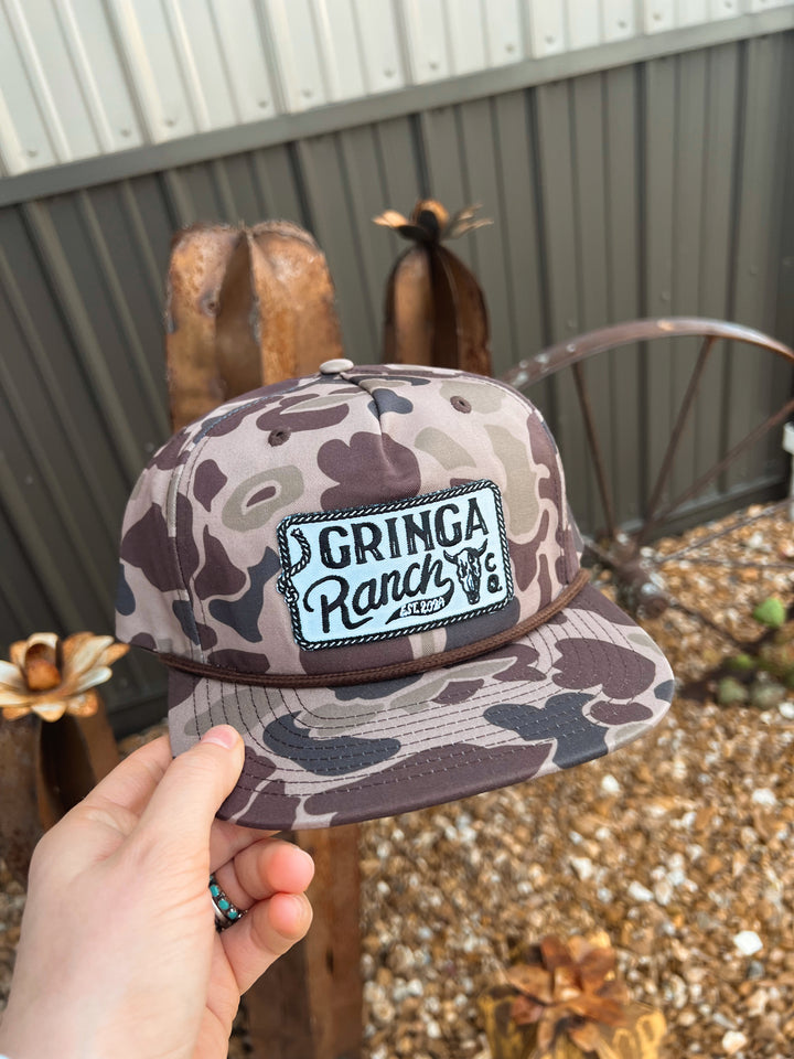Camo Gringa Ranch Patch Hat{multiple colors}