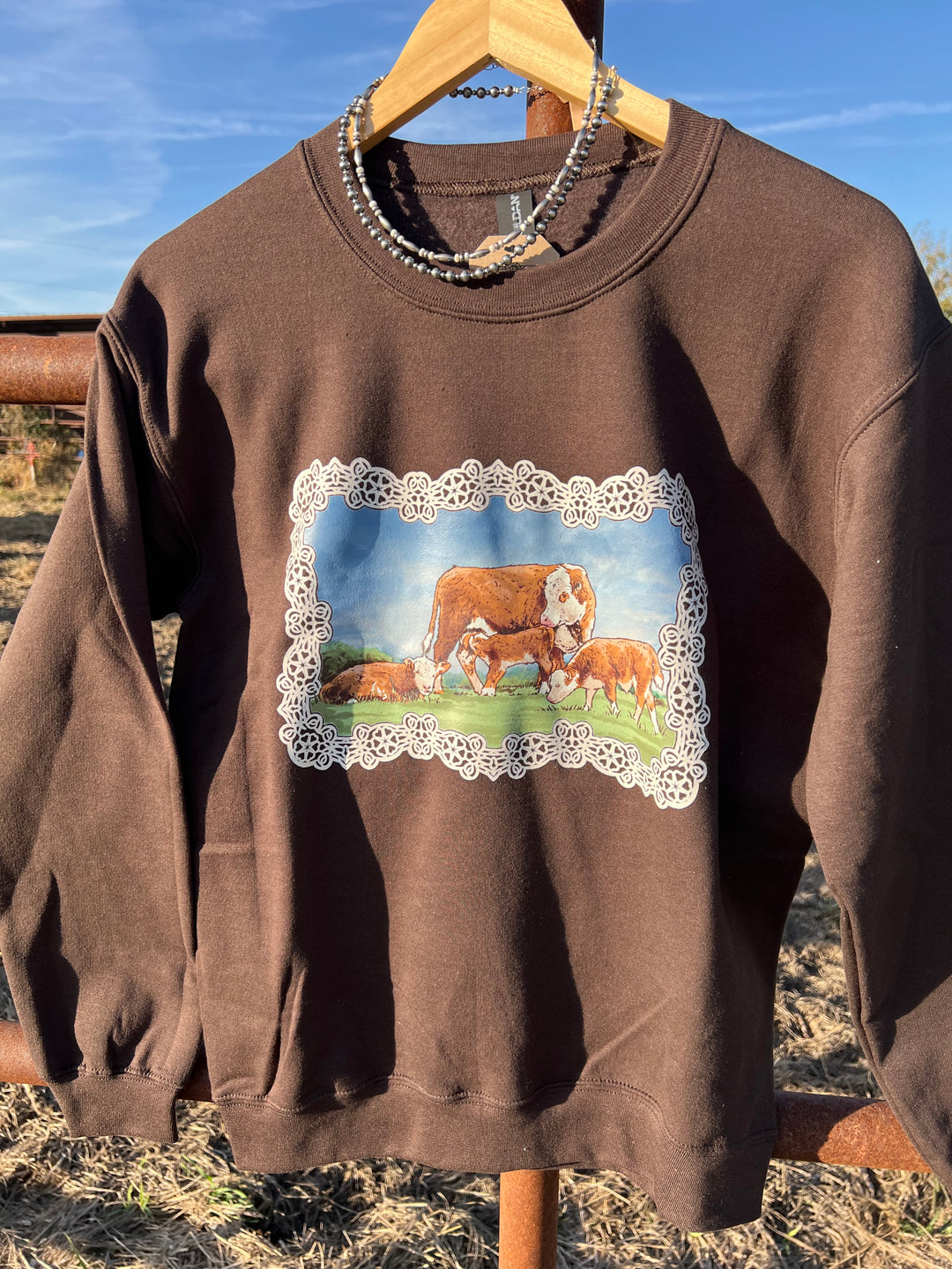 Hereford Doily Crewneck