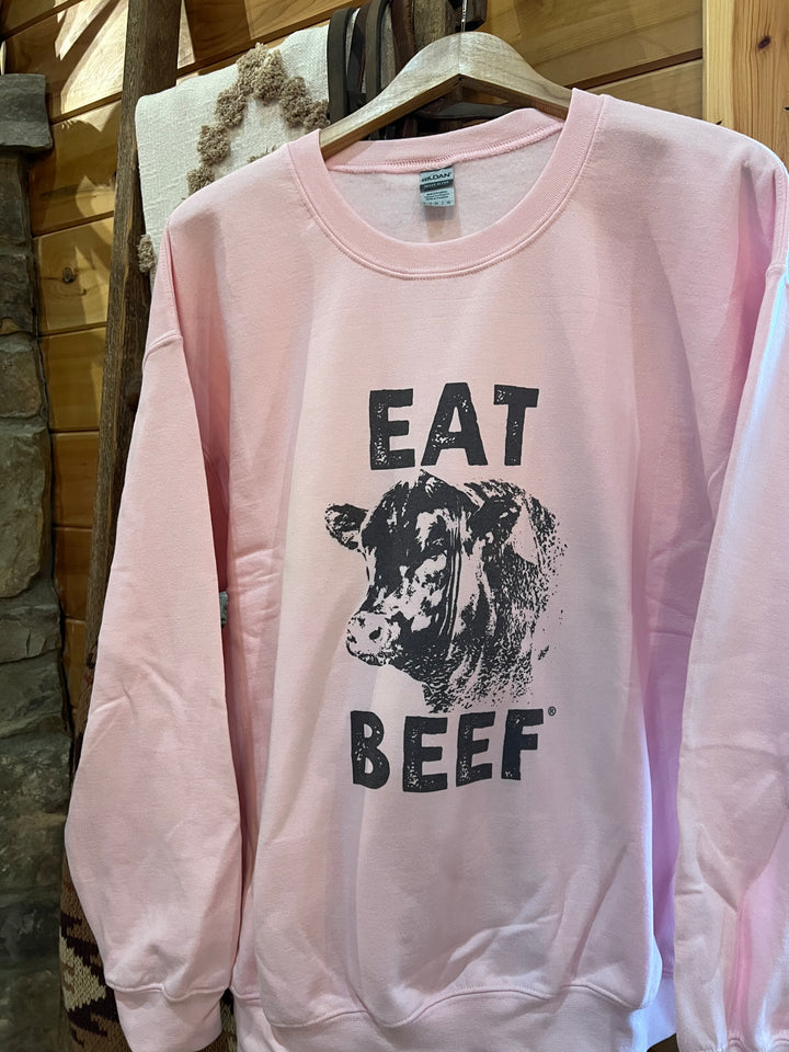 Eat Beef Crewneck{MULTIPLE COLORS}