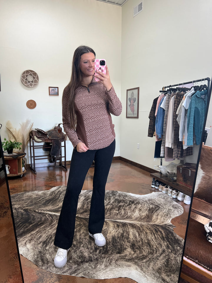 Rustic Aztec Pullover