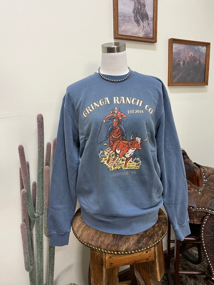 Gringa Roper Brand Crewneck{Multiple Colors}