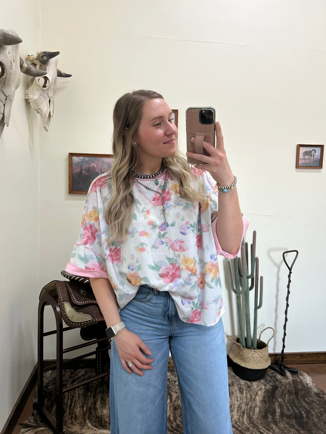 Vintage Floral Top