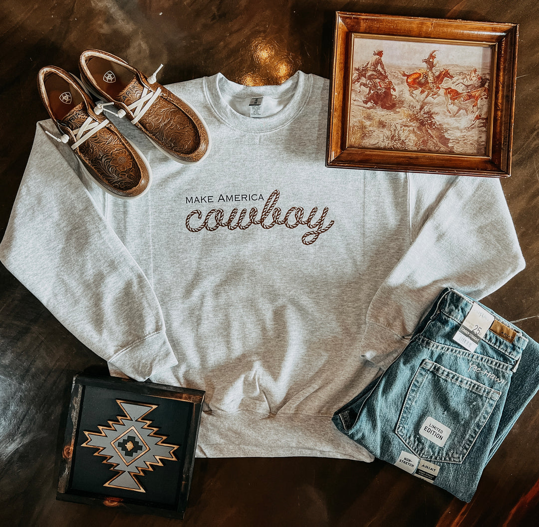 Make America Cowboy Crewneck