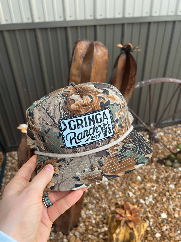 Camo Gringa Ranch Patch Hat{multiple colors}