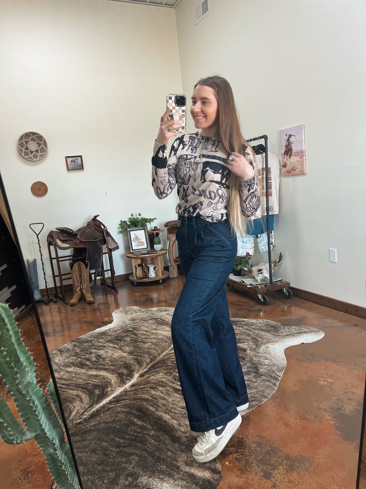 Ariat: Pleated Trousers Jeans