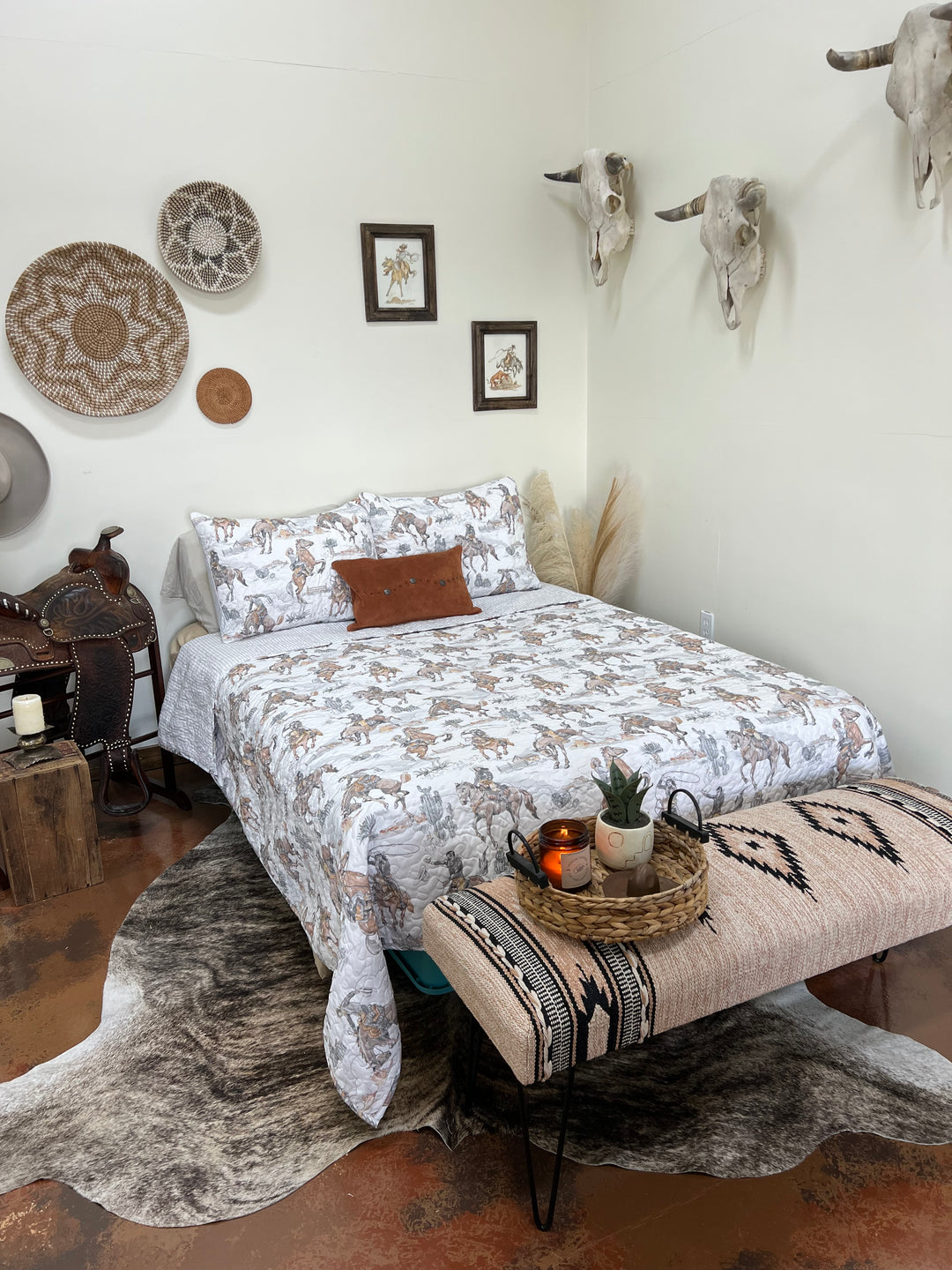 Birdie Neutral Quilt Set