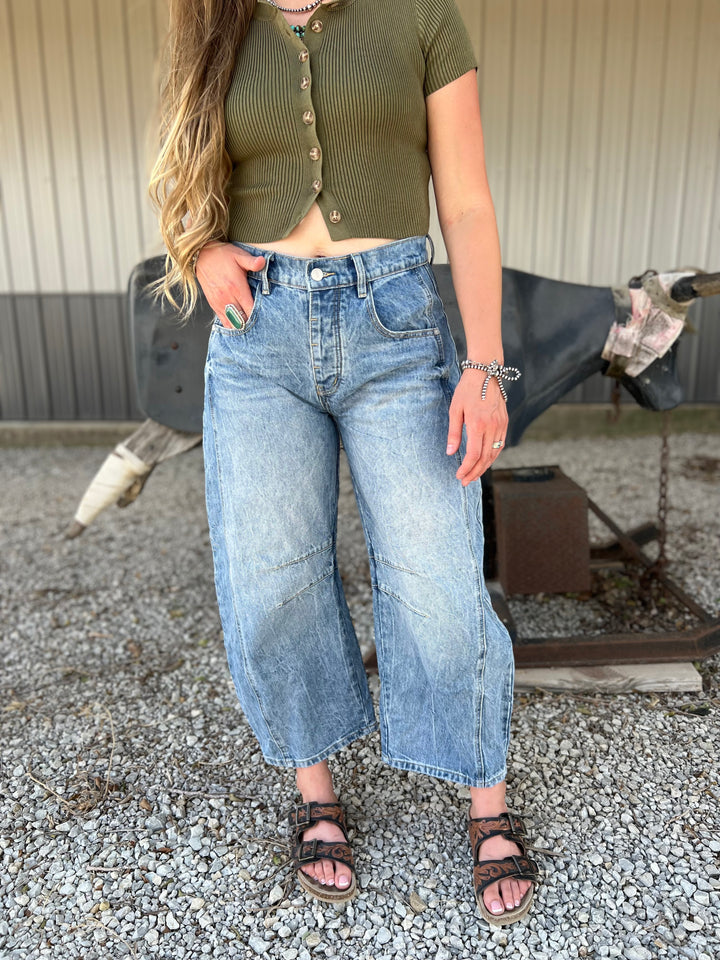 Davie Barrel Jeans